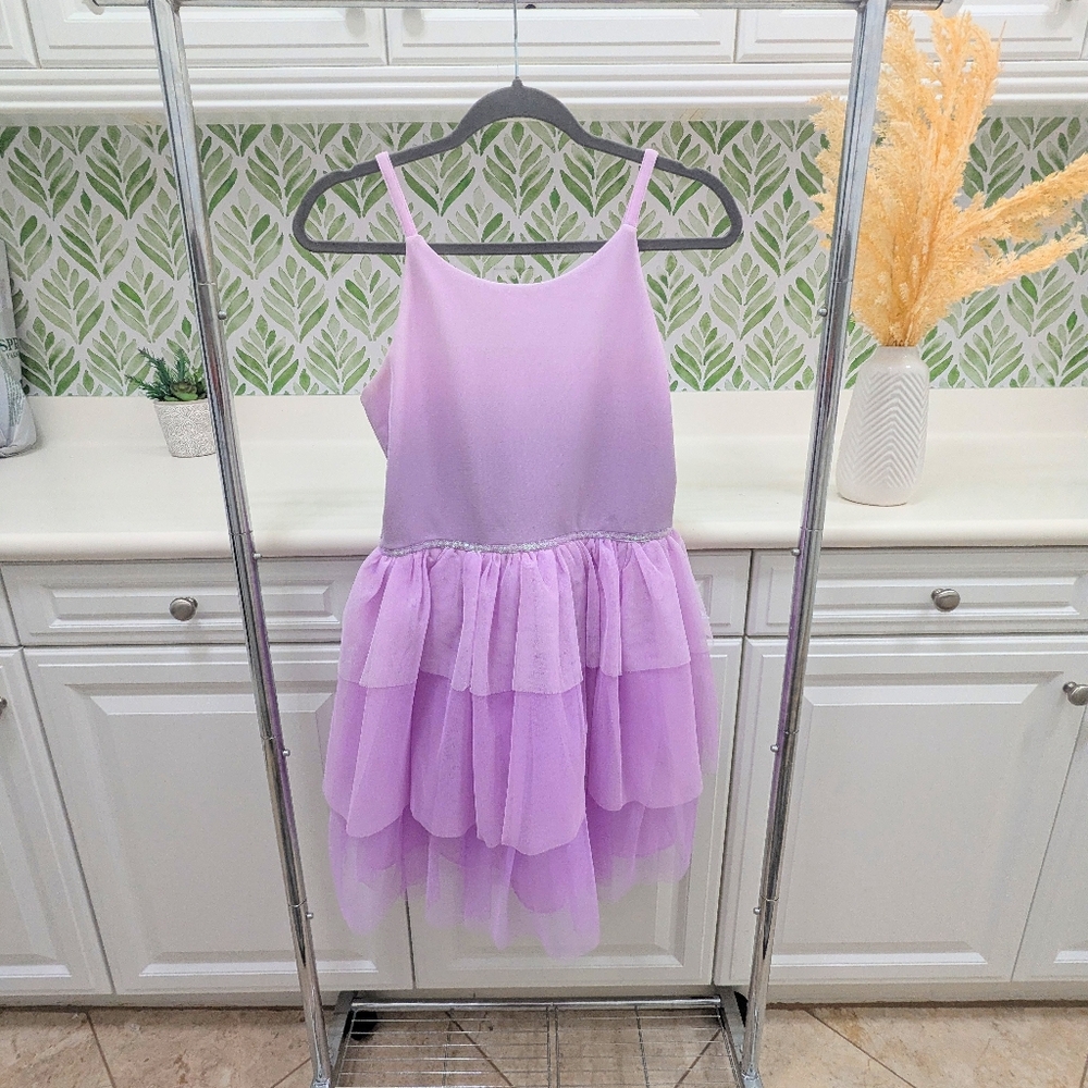 Cat & Jack Purple Ombre Fairy Princess Dress Tulle XL 14/16 Occasion Wedding